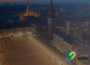 Rynek w Bytomiu nocą